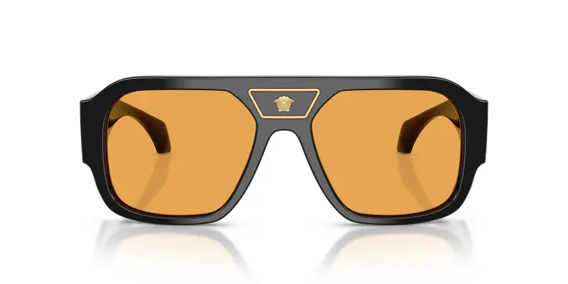 Versace Occhiali da sole Uomo Arancione 4302522 miniatura 3