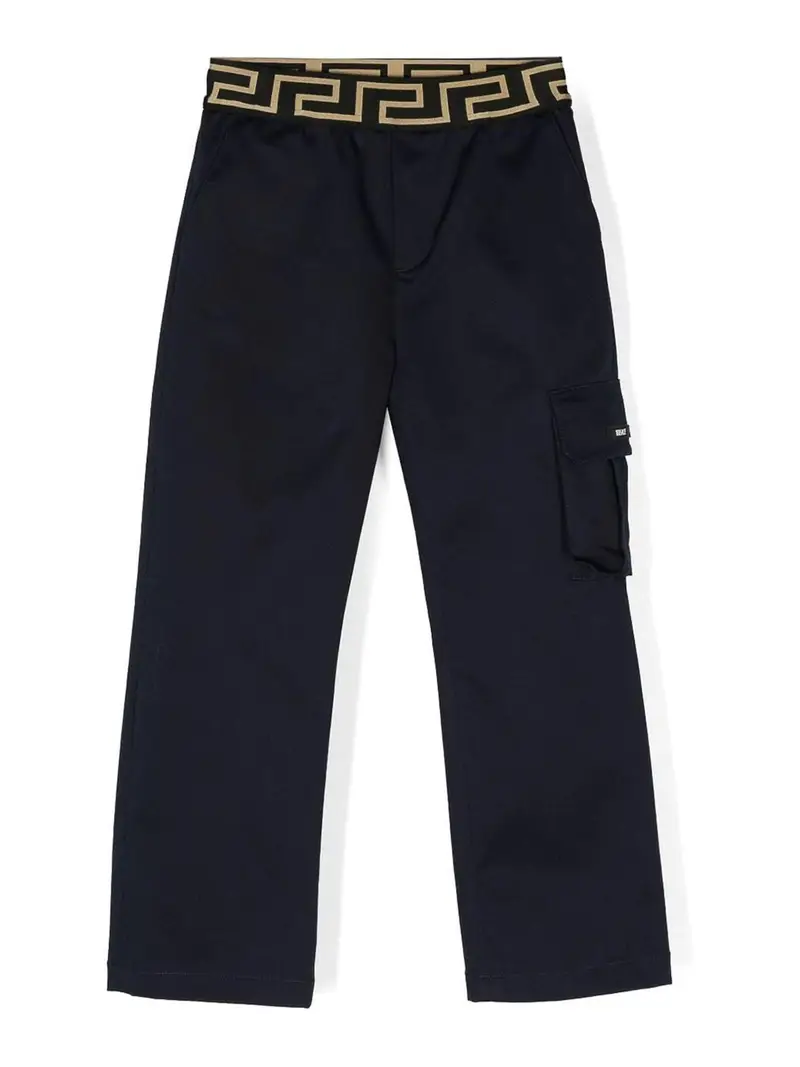 Pantaloni in cotone Blu