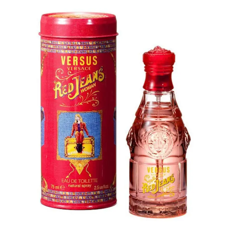 Versus Versace Red Jeans Eau De Toilette Spray for Women 75 ml