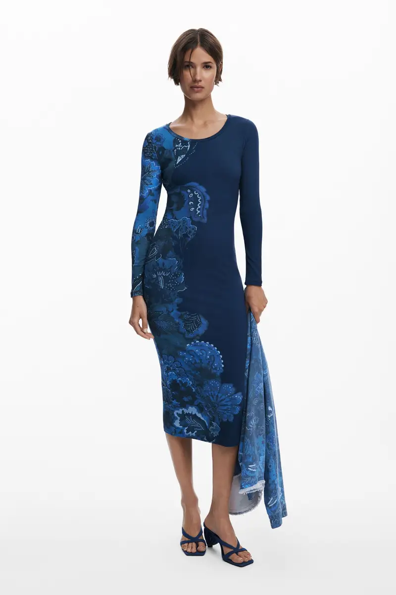 Vestito aderente mandala