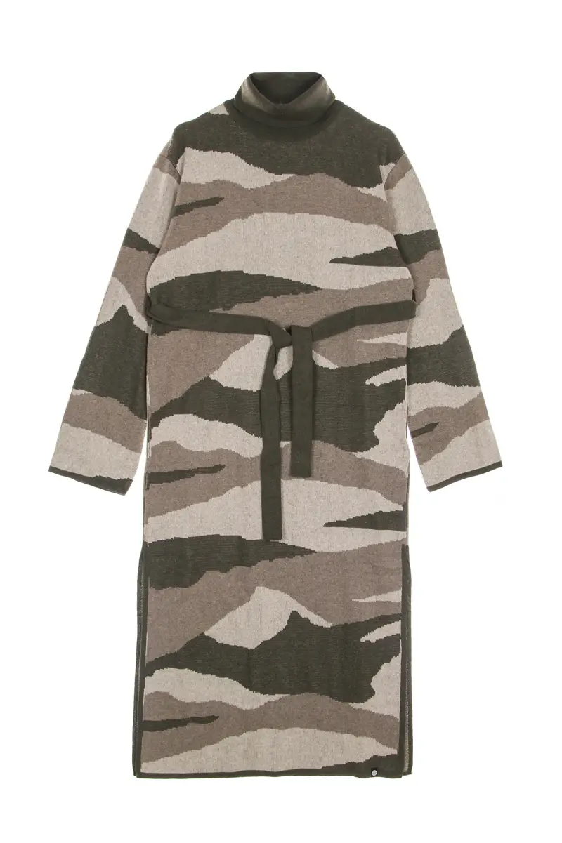 Vestito Donna Olen Camo Dress Camo
