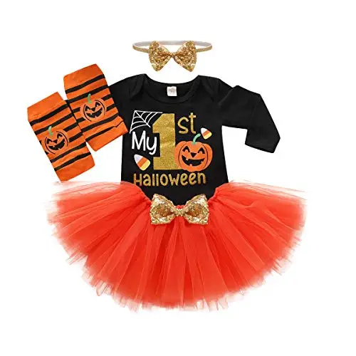 Vestito Halloween Neonato, Il Mio Primo Costume Halloween Neonato, Vestiti Halloween Neonata, Tutina Halloween Neonata