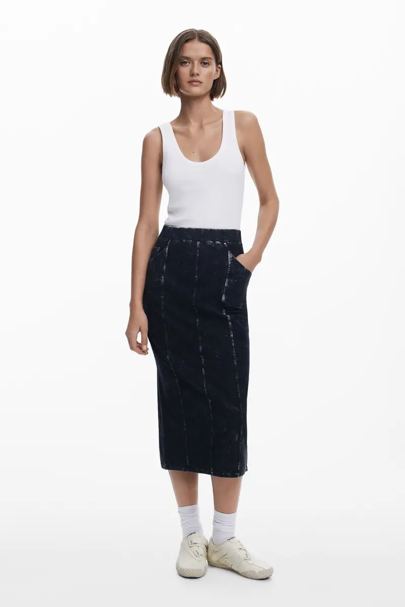 Vestito midi combinato