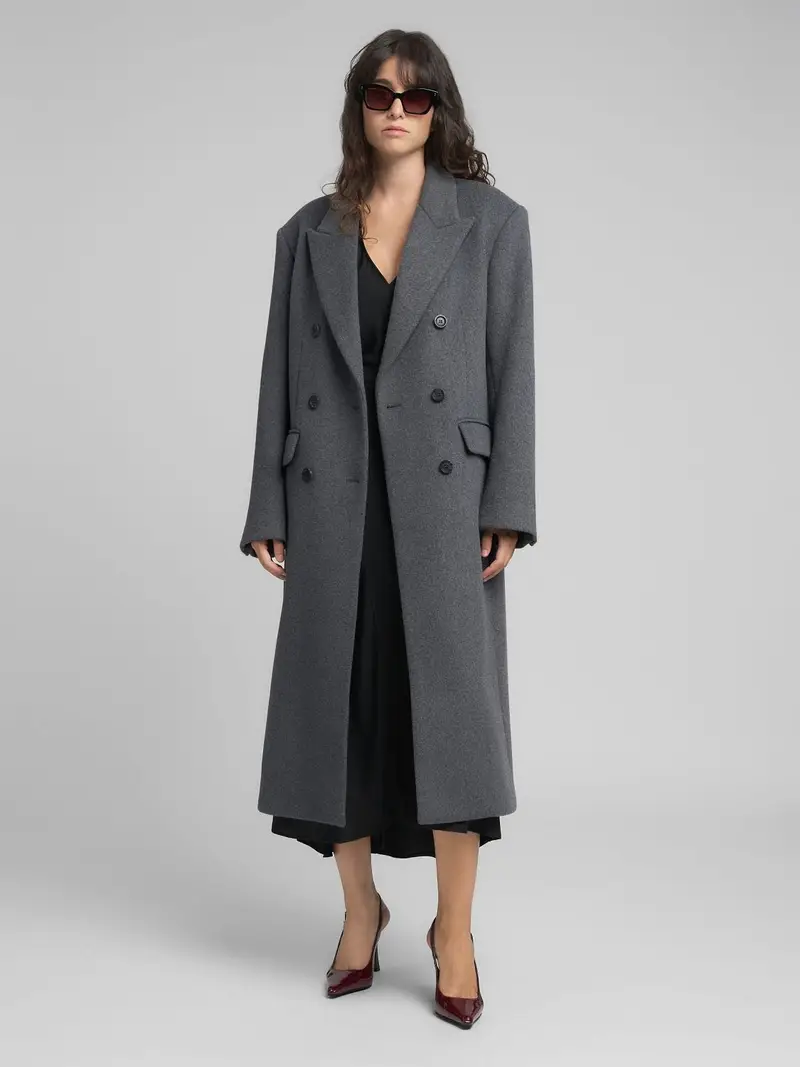 Vestito Midi In Poly Satin