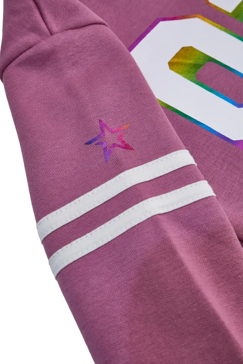 Vestito Rosa con Stampa Olografica PITT KIDS 6021