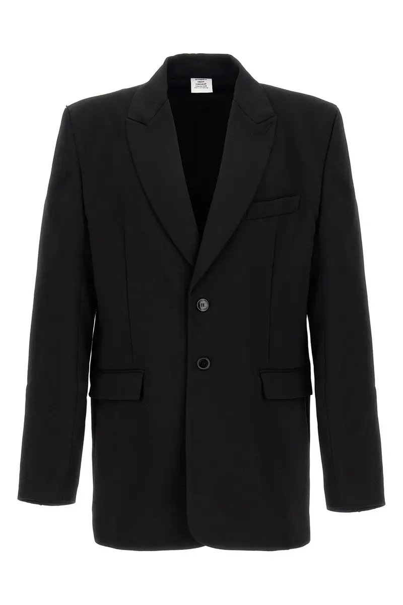 Blazer Logo Embroidered Nero