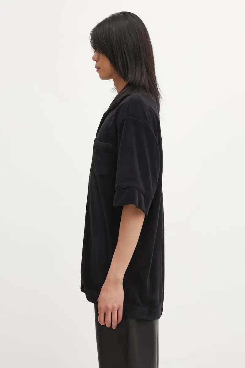 camicia in cotone Towel uomo colore nero UH76SH500B miniatura 2