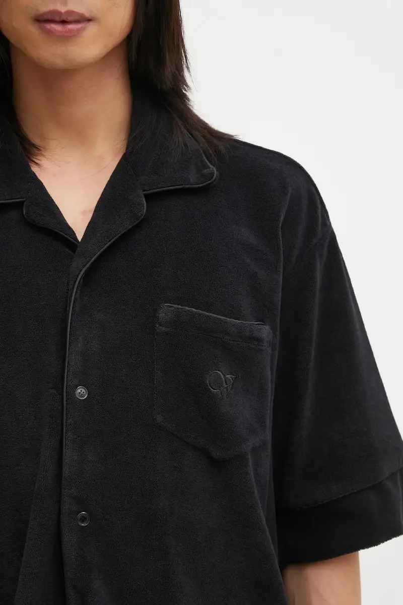 camicia in cotone Towel uomo colore nero UH76SH500B miniatura 4