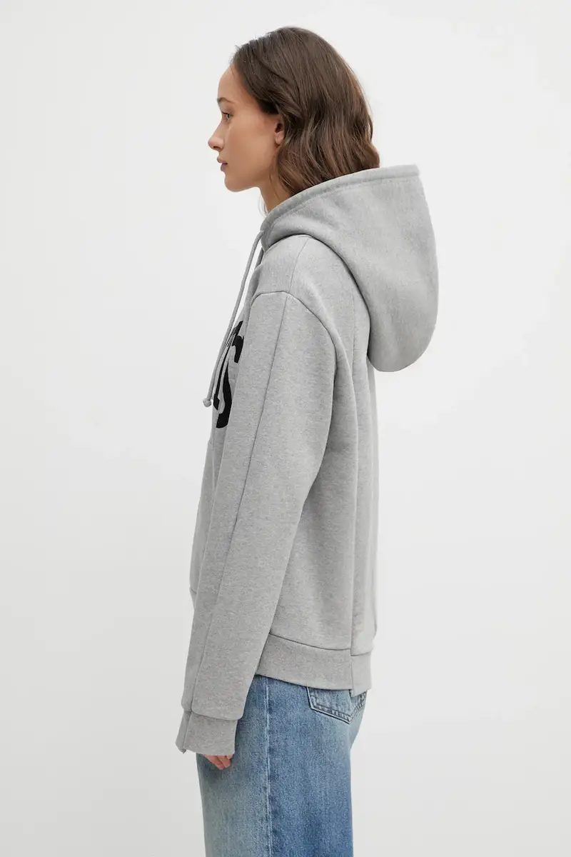 felpa Cut-up Logo Grigio miniatura 2