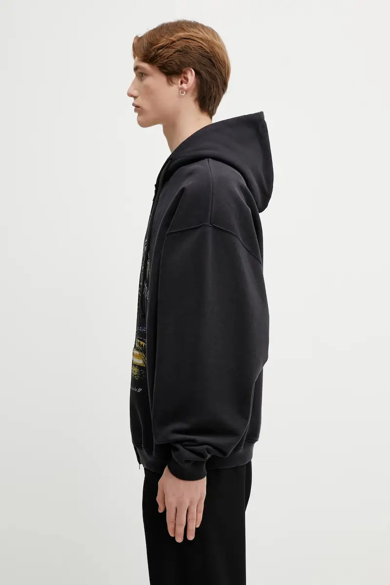 felpa Paris Tourist Nero miniatura 3