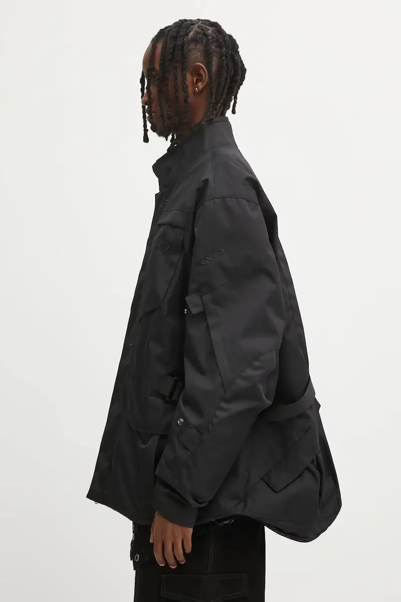 giacca Biker Parka colore nero UH76OJ750B miniatura 2