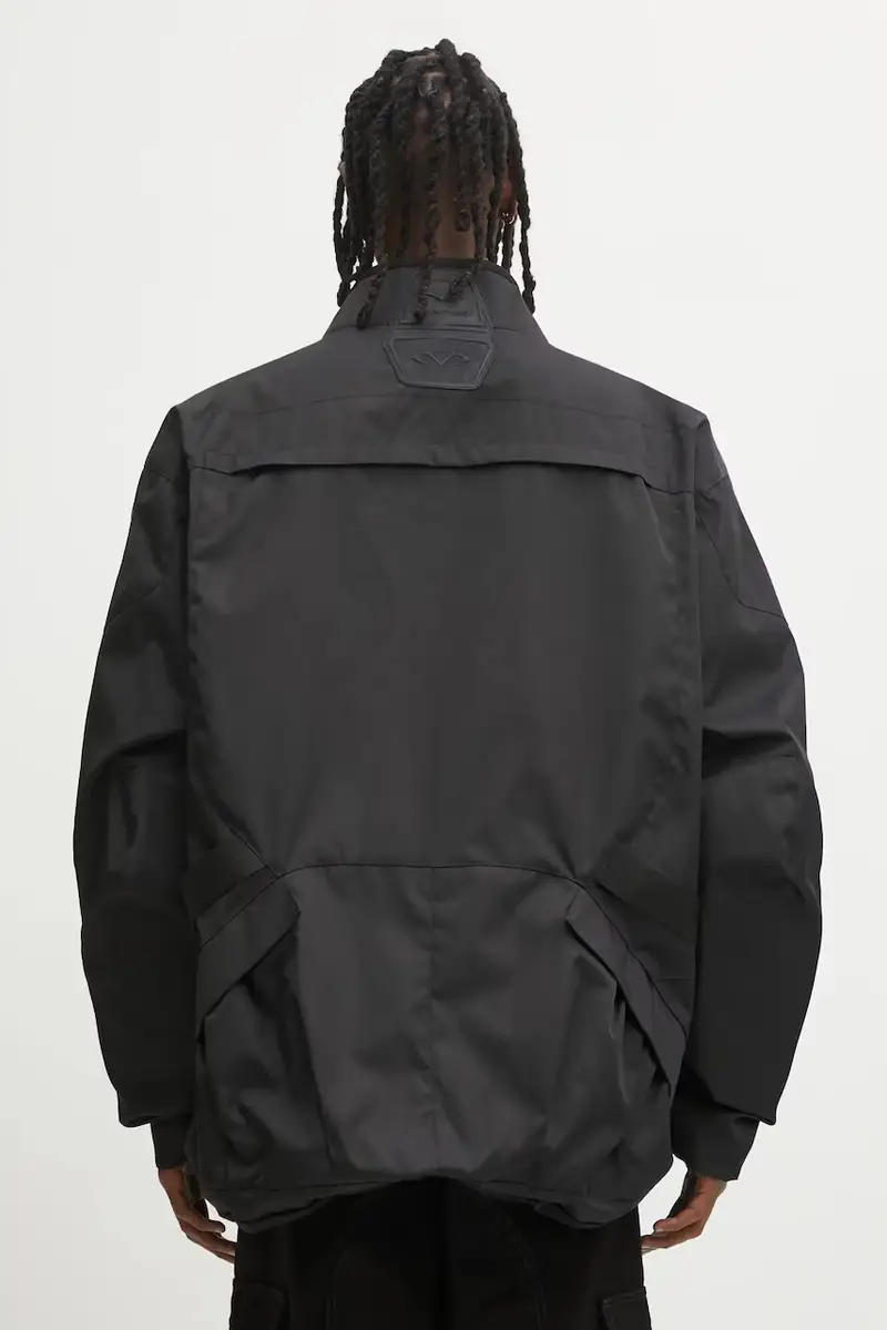 giacca Biker Parka colore nero UH76OJ750B miniatura 3