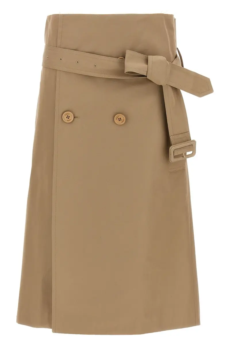 Gonna Deconstructed Trenchcoat Beige