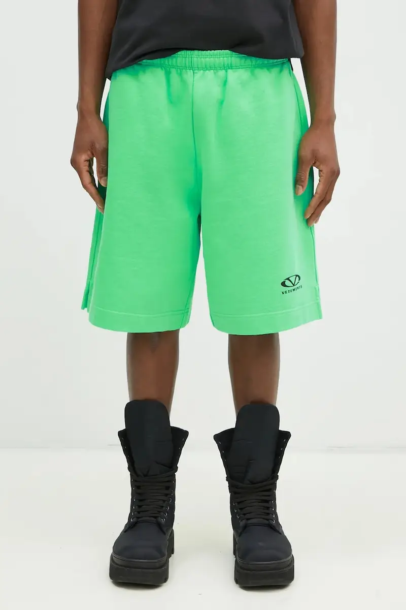 pantaloncini Oval Logo uomo colore verde UA66SS600E