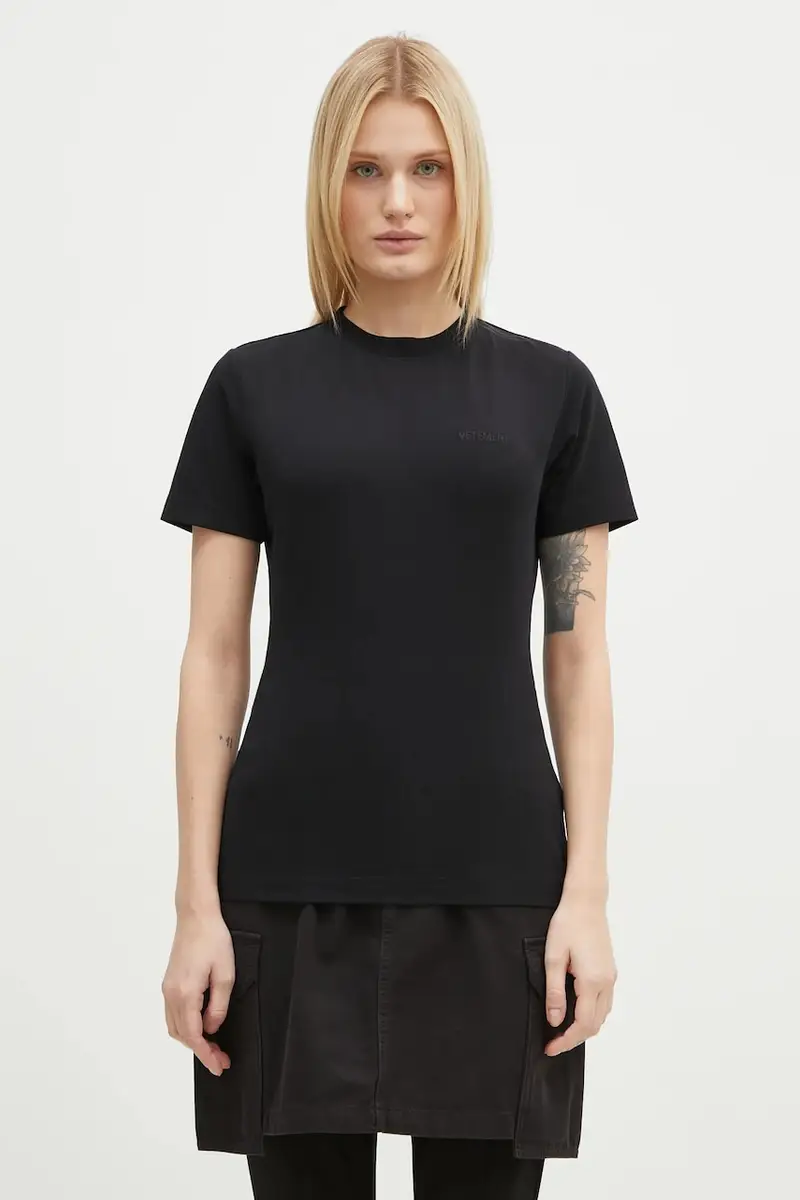 Vetements T-shirt Donna Nero 2255213