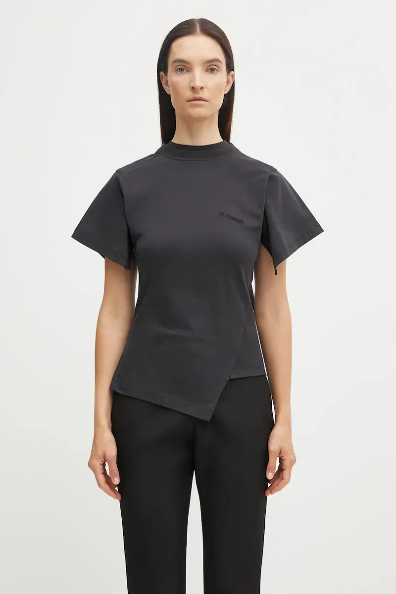 Vetements T-shirt Donna Nero 2329330