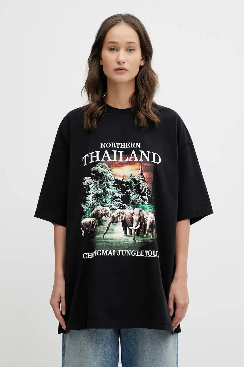 Vetements T-shirt Nero 4136775 miniatura 2