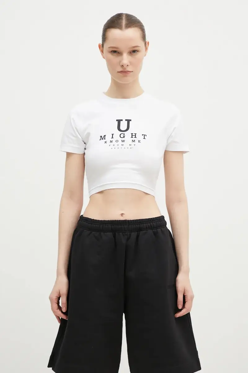 Vetements T-shirt Donna Bianco 2244239