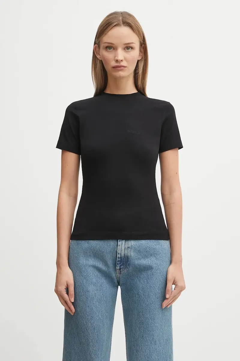 Vetements T-shirt Donna Nero 2257958