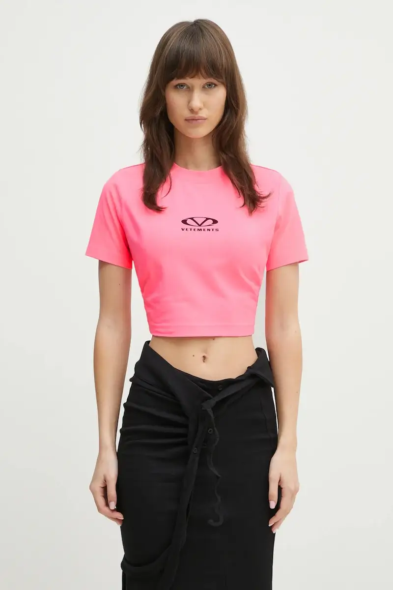 Vetements T-shirt Donna Rosa 2259171