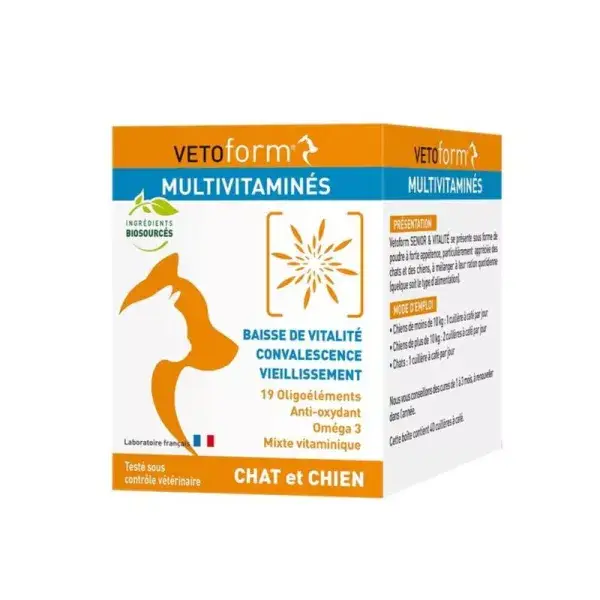 Cane e Gatto Integratore alimentare multivitaminico 100g