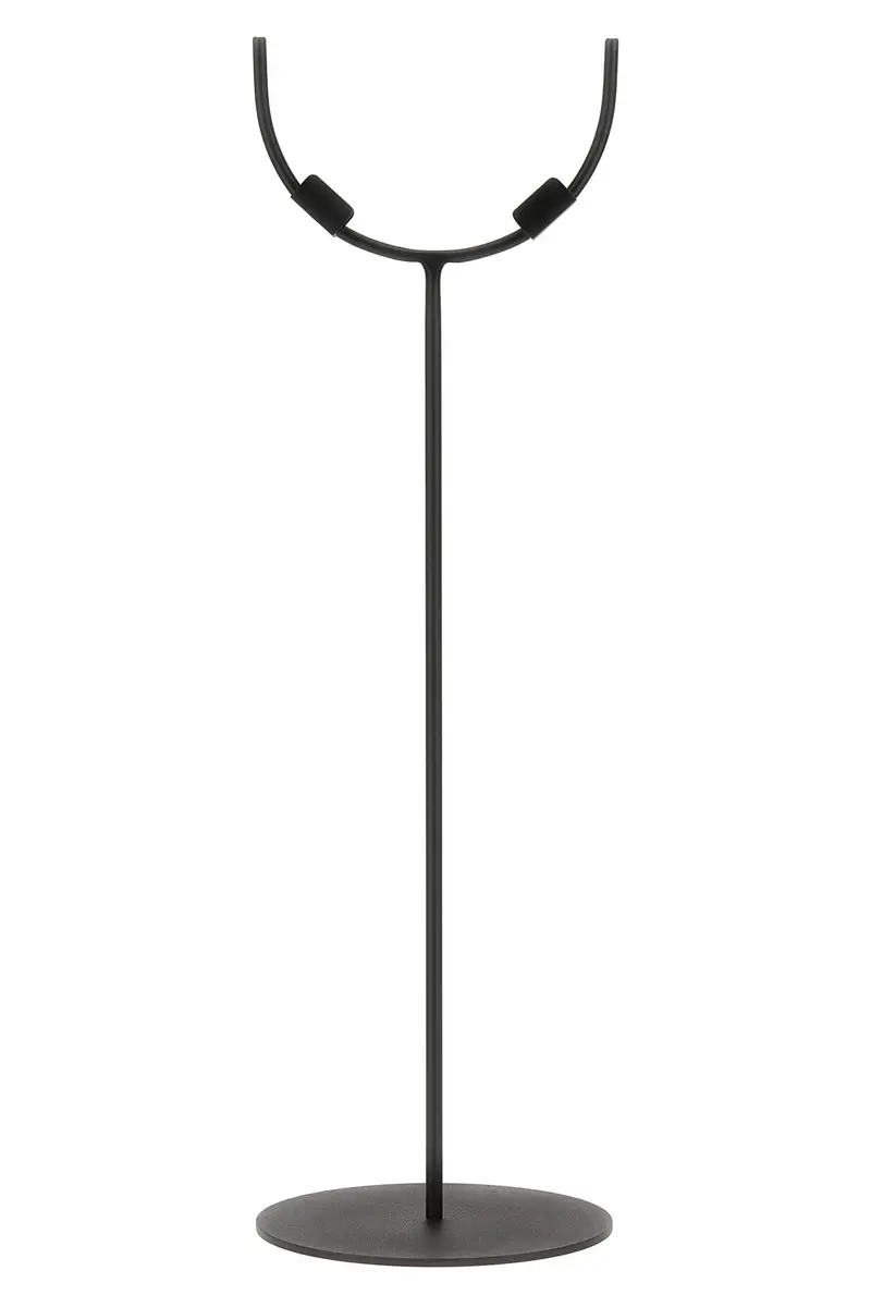 Supporto In Ferro Piatto Nero