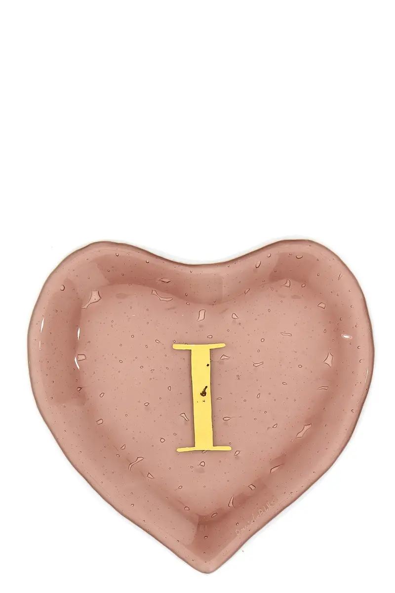 Svuotatasche Cuore 'I' Rosa