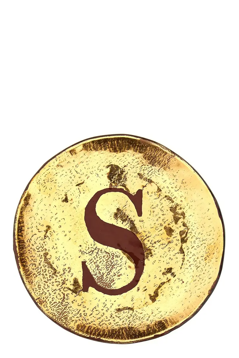 Svuotatasche 'S' Oro