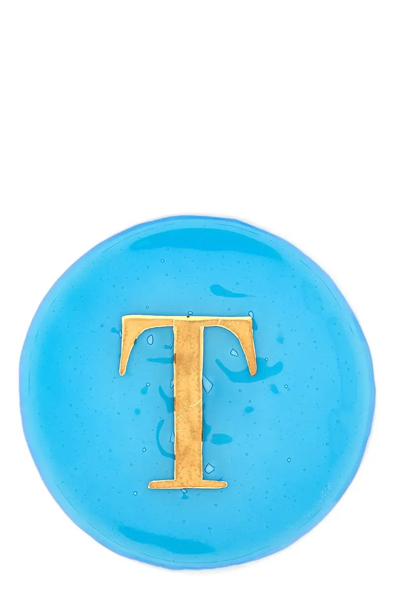 Svuotatasche 'T' Azzurro