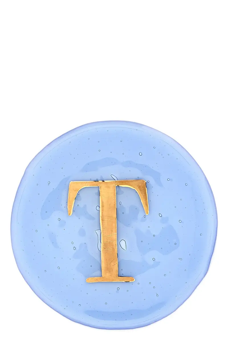 Svuotatasche 'T' Azzurro