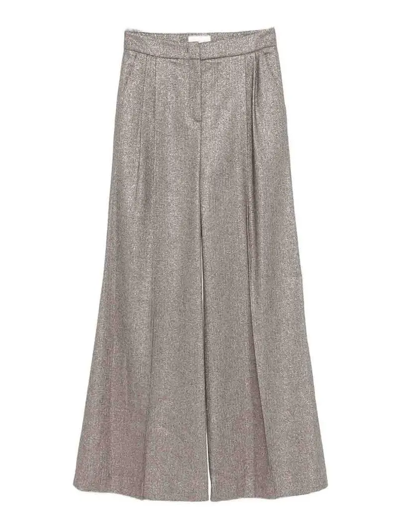 Pantaloni di lana Marrone