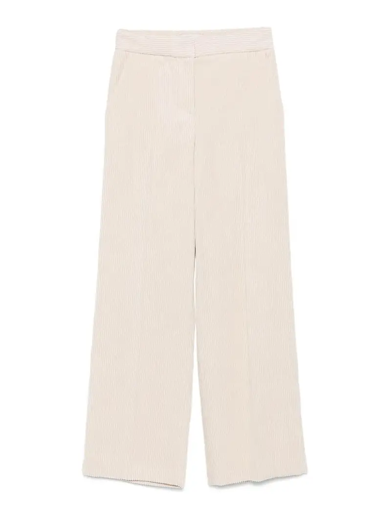 Pantaloni di velluto Beige