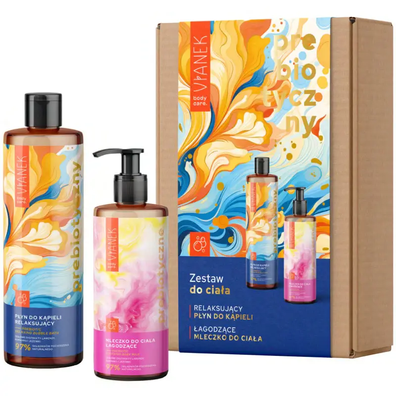 Set corpo prebiotico Vianek - bagnoschiuma 400 ml + balsamo corpo 300 ml