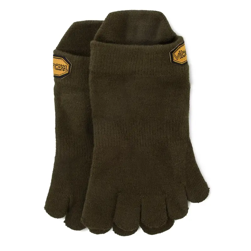 Calzini corti unisex Vibram Fivefingers Athletic No Show S18N01 Verde