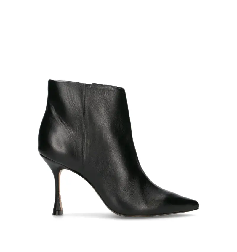 Tronchetto donna nero in pelle Vario