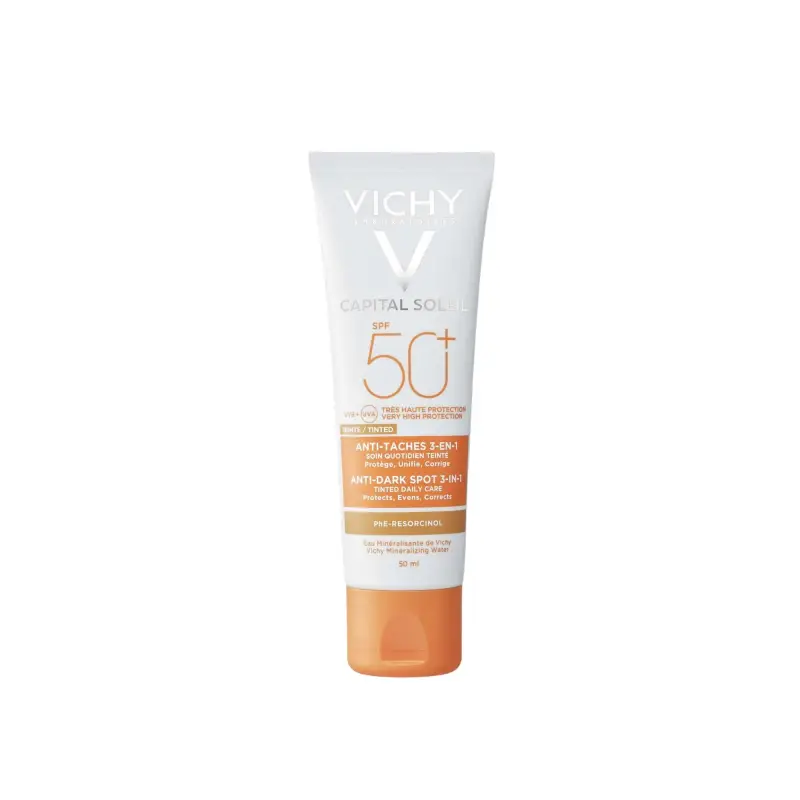 Capital Soleil Capital Soleil Crema Viso 3in1 Anti-Macchie SPF 50+ - Protezione solare viso
