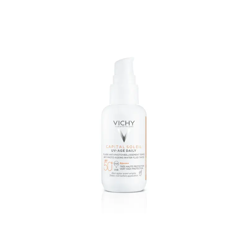 Capital Soleil Capital Soleil UV-Age Fluido Anti-Fotoinvecchiamento Tinted SPF50+ - Crema colorata viso