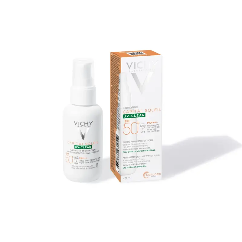 Capital Soleil Capital Soleil UV-Clear Fluido Anti-Imperfezioni SPF50+ - Crema viso pelle grassa miniatura 5