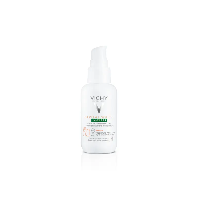 Capital Soleil Capital Soleil UV-Clear Fluido Anti-Imperfezioni SPF50+ - Crema viso pelle grassa