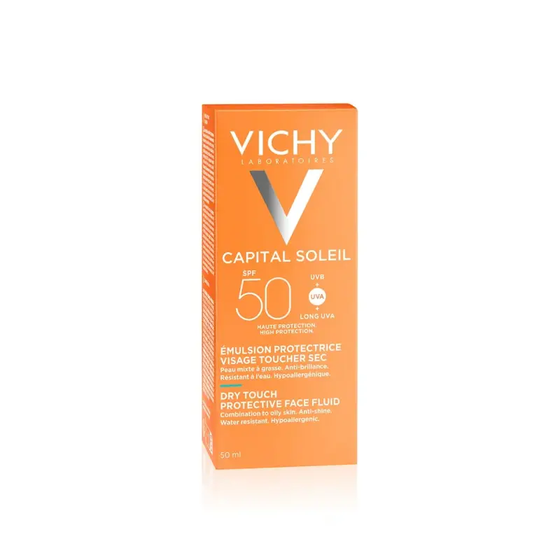Capital Soleil Capital Soleil Viso Dry Touch SPF 50 - Protezione solare viso miniatura 2