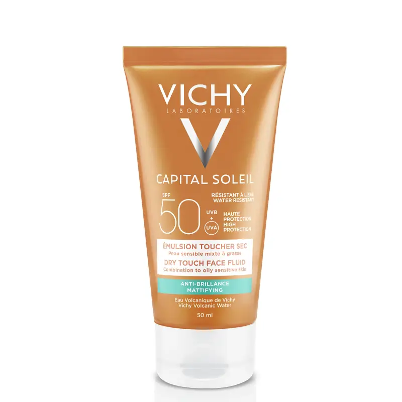 Capital Soleil Capital Soleil Viso Dry Touch Tinted SPF 50 - Solari alta protezione