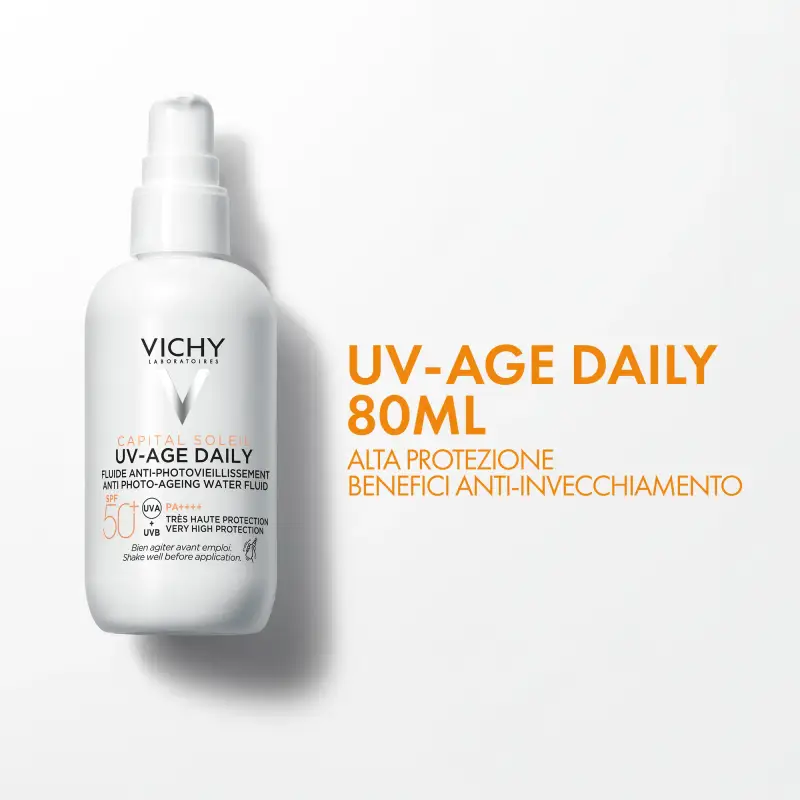 Capital Soleil UV-Age Daily Fluido Anti-Fotoinvecchiamento SPF50+ - Protezione solare viso miniatura 2