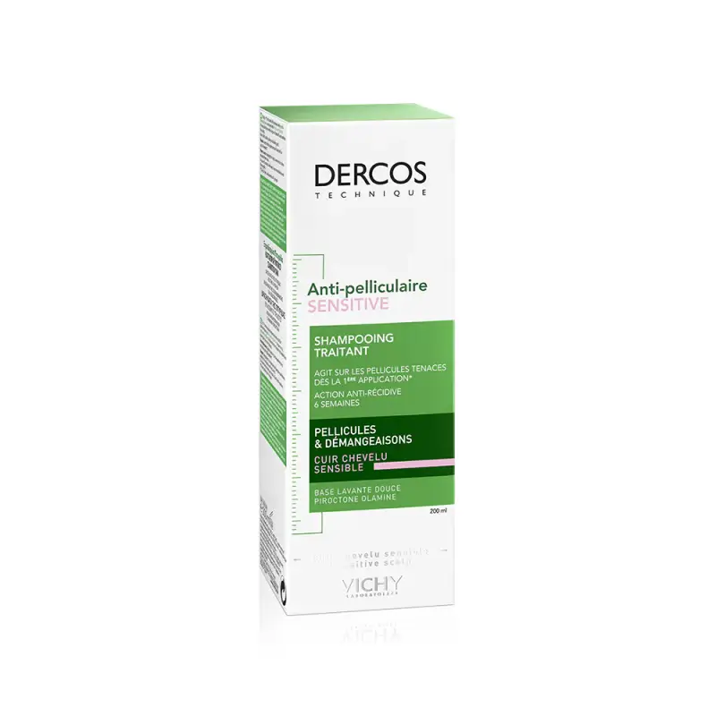 Dercos Dercos shampoo antiforfora capelli sensibili - Shampoo antiforfora, Forfora miniatura 2