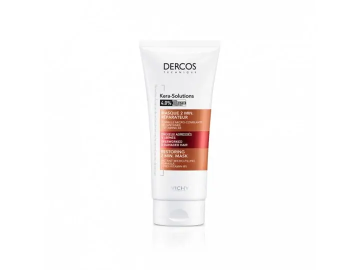 Dercos Kera-Solutions Maschera 2 min Riparatore Capelli Abime 200ml