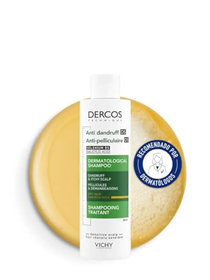 Vichy Dercos, Shampoo Anti-Forfora DS, Per Capelli Secchi, Azione Riequilibrante, Effetto Anti-Ricomparsa, Arricchito con Disolfuro di Selenio e Acido Salicilico, 200 ml miniatura 2