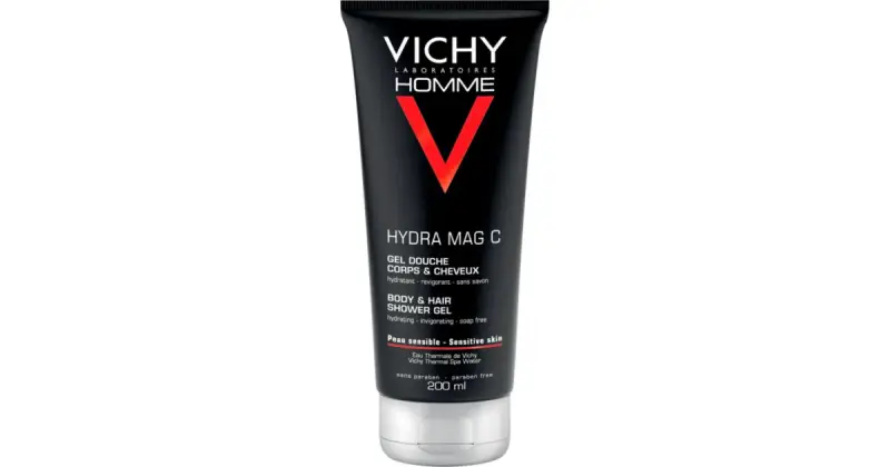 Vichy Uomo Hydra Mag C Gel Doccia Idratante Rinvigorente 200ml
