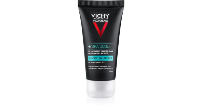 Vichy Uomo HydraCool Gel Idratante "Colpo di frusta" Viso e Occhi 50ml