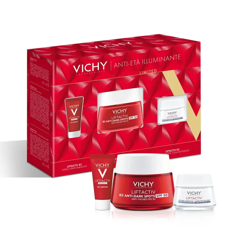 Liftactiv Cofanetto Liftactiv B3 Anti-macchie Siero+Crema Giorno SPF50 + Crema Notte - Crema antimacchie viso, Cofanetto trattamento miniatura 2