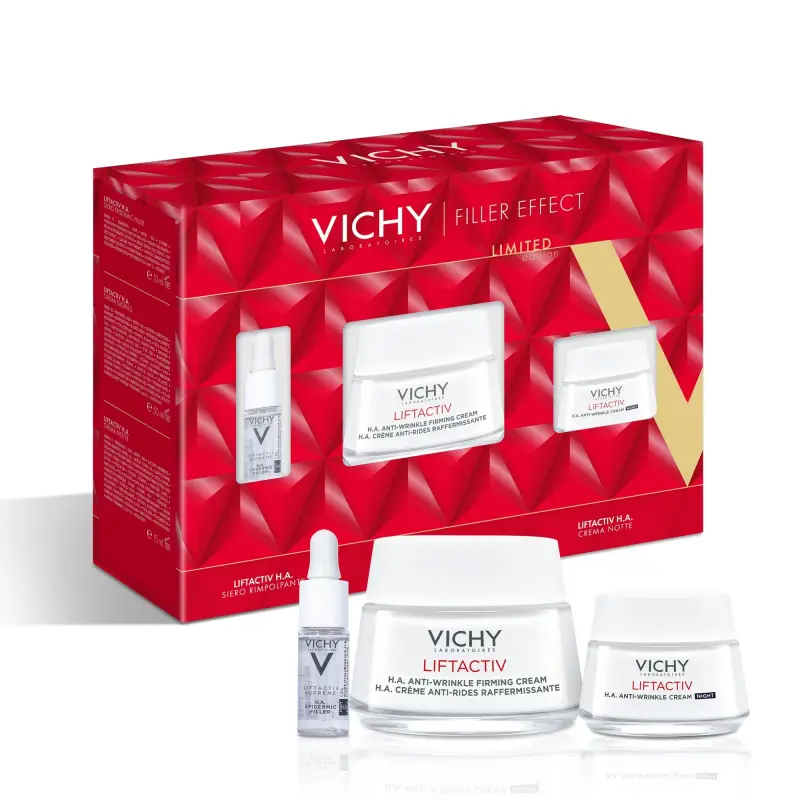Liftactiv Cofanetto Liftactiv H.A. Epidermic Filler Siero+Crema Giorno+Crema Notte - Trattamento antietà pelli mature, Crema antirughe, Cofanett miniatura 2