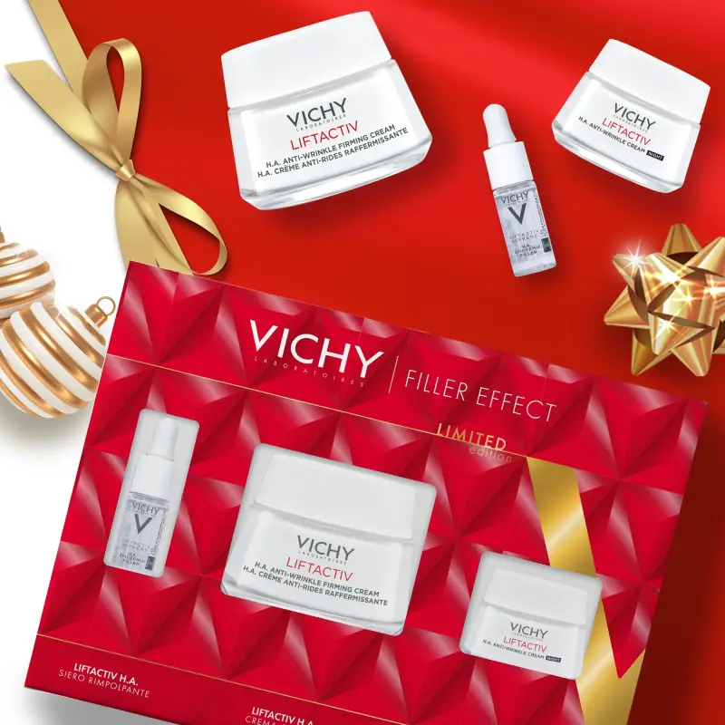 Liftactiv Cofanetto Liftactiv H.A. Epidermic Filler Siero+Crema Giorno+Crema Notte - Trattamento antietà pelli mature, Crema antirughe, Cofanett miniatura 5